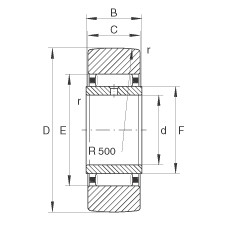 STO20 Yoke type track rollers