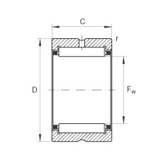 NK20/20 Needle roller bearings