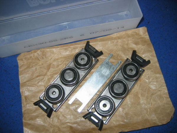 2 Rollon CEX30-88-2RS Rail Slider Track Roller Linear Bearing System Sealed