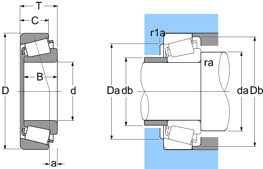 4T-368S/362A NTN SPHERICAL ROLLER BEARINGS