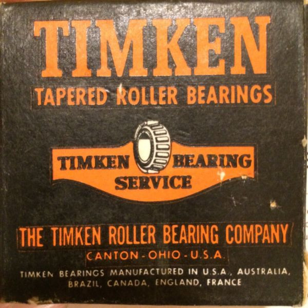 VINTAGE NOS Timken Tapered Roller Bearing 14124 Cone