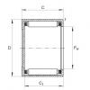 BK2020 Drawn cup needle roller bearings with closed end