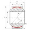 GE18-PW Radial spherical plain bearings