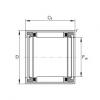 HK2016-2RS Drawn cup needle roller bearings with open ends