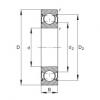 6004-C-2Z Deep groove ball bearings