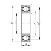 61904-2RSR Deep groove ball bearings