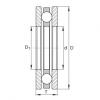 4405 Axial deep groove ball bearings