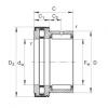 NKXR20-Z Needle roller/axial cylindrical roller bearings