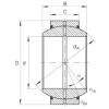 GE20-FO-2RS Radial spherical plain bearings