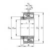 22256-B-K-MB + H3156X Spherical roller bearings