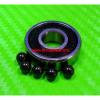 [QTY 1] (7x19x6 mm) S607-2RS Stainless HYBRID CERAMIC Ball Bearing Bearings BLK