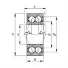 3004-B-2RSR-TVH Angular contact ball bearings