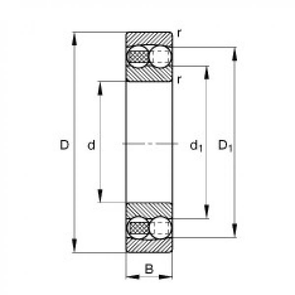 1204-TVH Self-aligning ball bearings #1 image