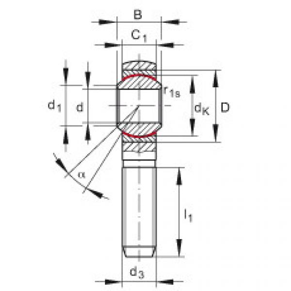 GAKSL20-PS Rod ends #1 image