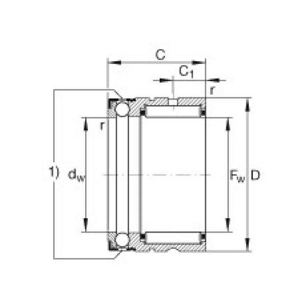 NX20 Needle roller/axial ball bearings #1 image