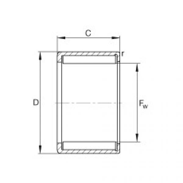 HN2016 Drawn cup needle roller bearings with open ends #1 image