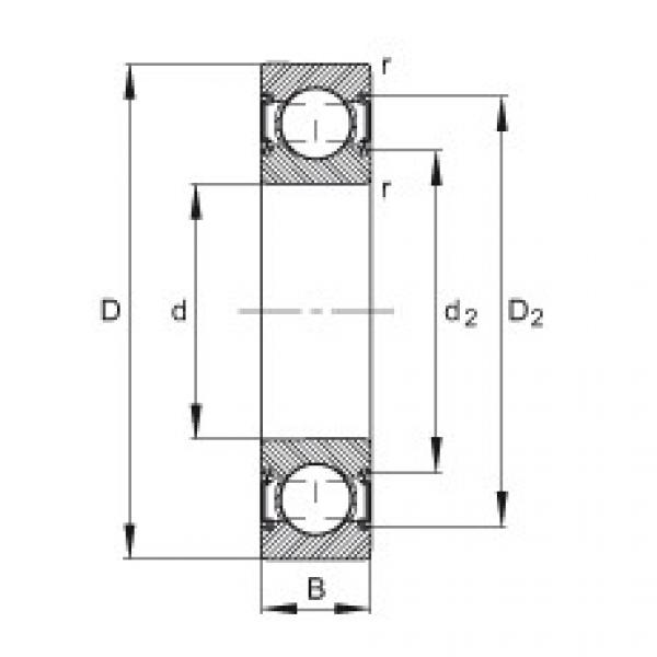 6004-C-2HRS Deep groove ball bearings #1 image