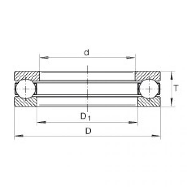 1004 Axial deep groove ball bearings #1 image