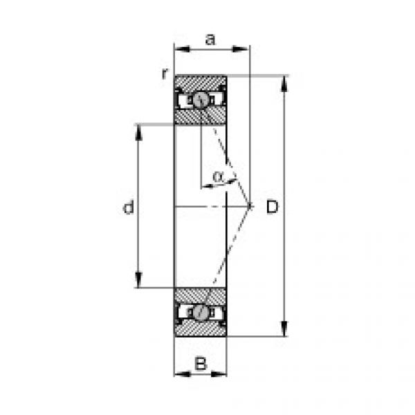 HCS7004-E-T-P4S Spindle bearings #1 image