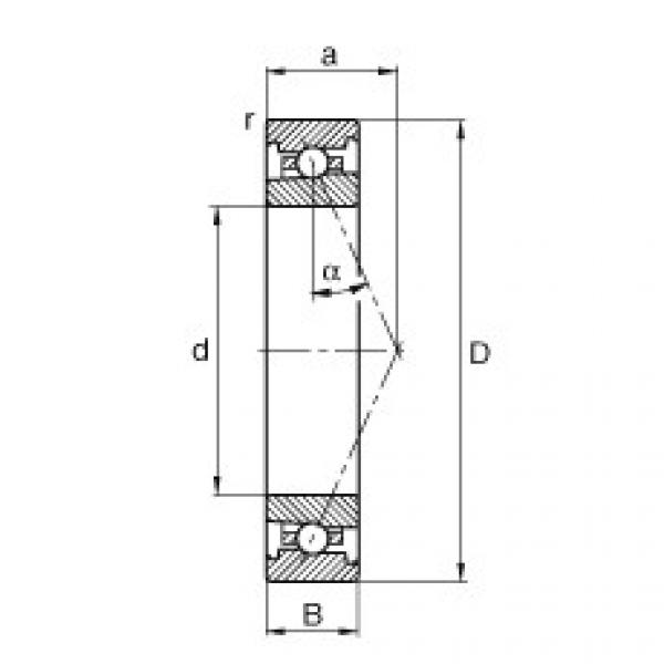 HS7004-E-T-P4S Spindle bearings #1 image