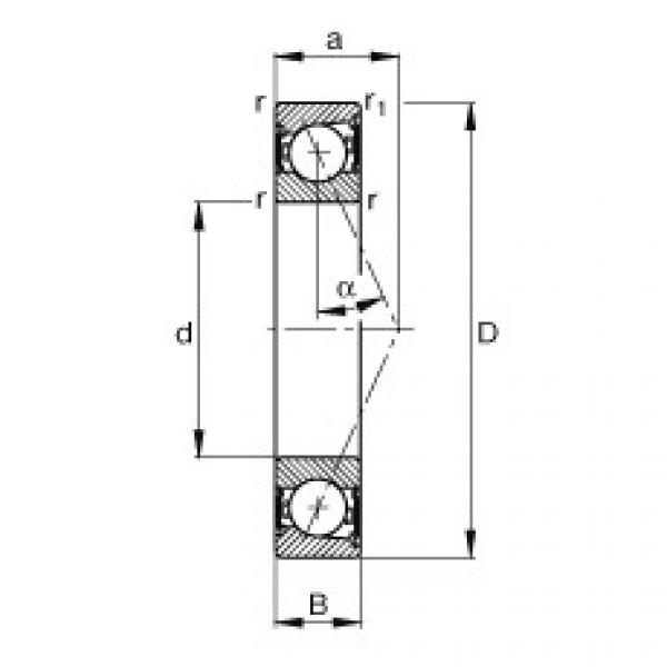 B7004-E-2RSD-T-P4S Spindle bearings #1 image