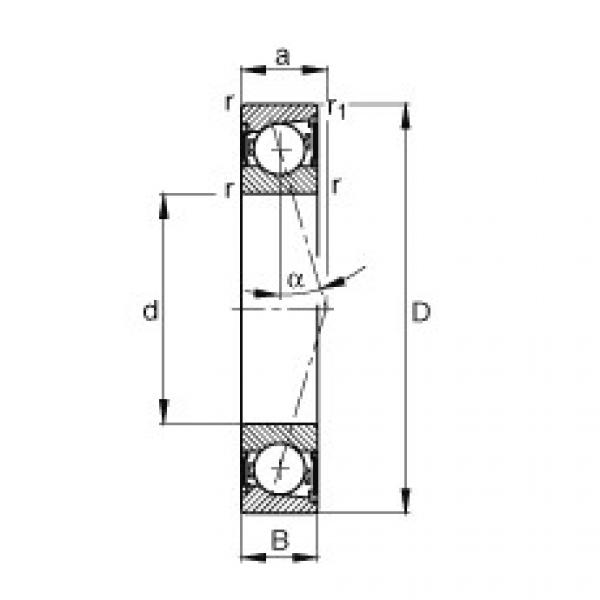 B7004-C-2RSD-T-P4S Spindle bearings #1 image