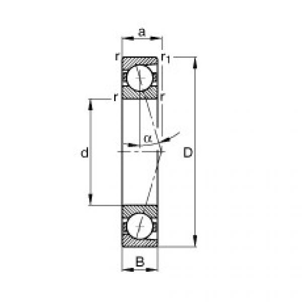 B7004-C-T-P4S Spindle bearings #1 image