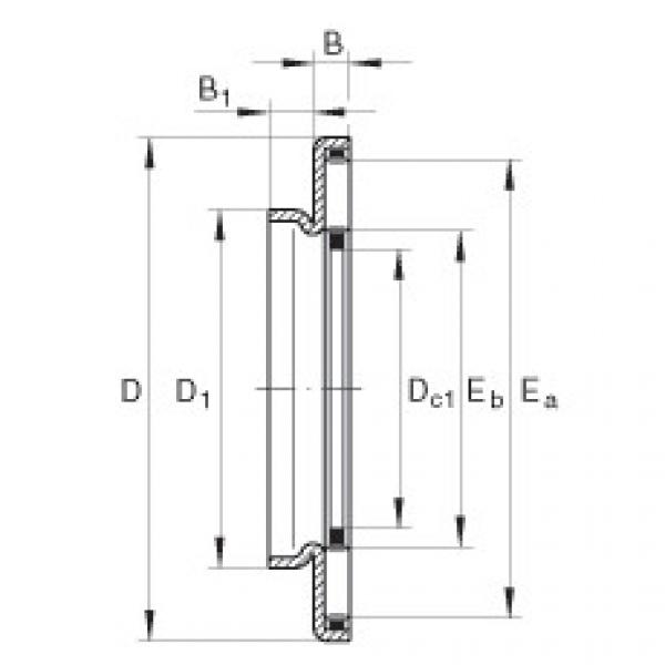 AXW20 Axial needle roller bearings #1 image