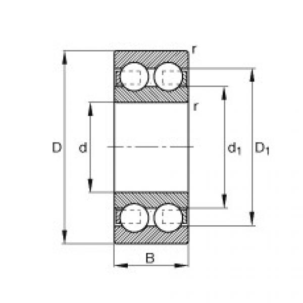 4204-B-TVH Deep groove ball bearings #1 image