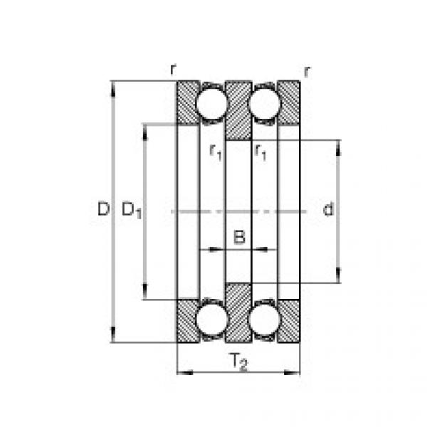 52205 Axial deep groove ball bearings #1 image