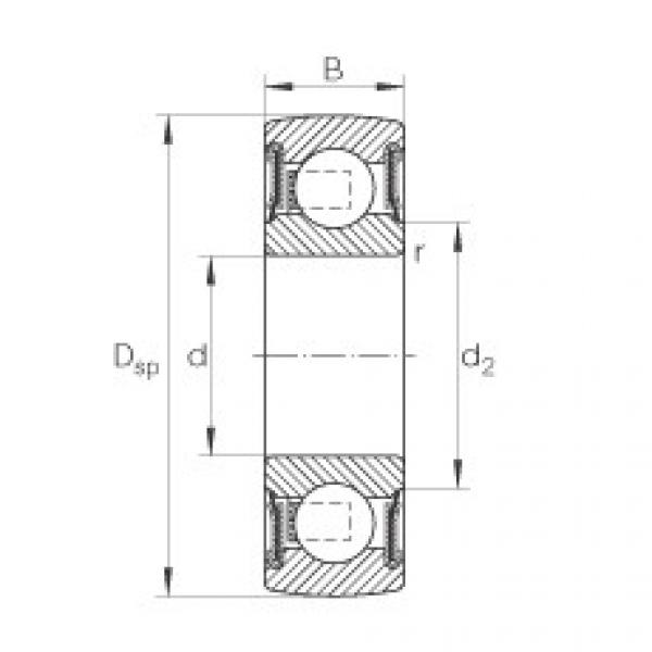 204-NPP-B Self-aligning deep groove ball bearings #1 image