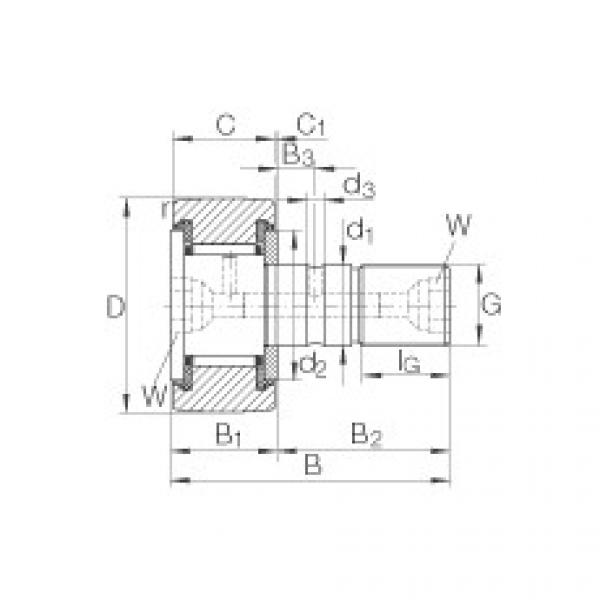 KR40-PP Stud type track rollers #1 image