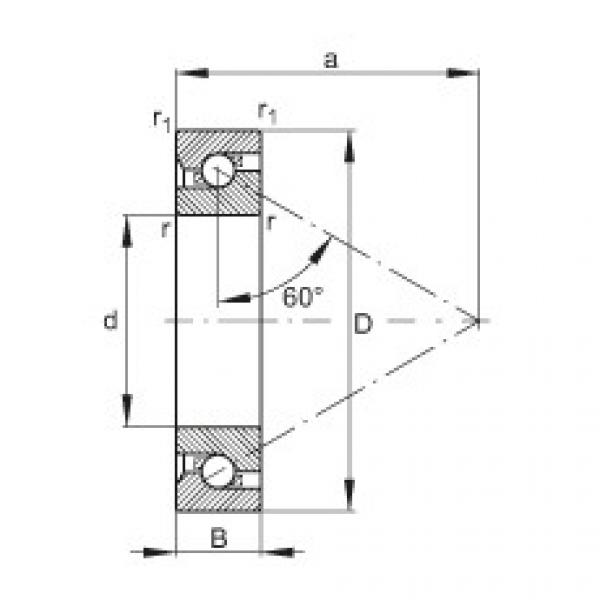 7602020-TVP Axial angular contact ball bearings #1 image