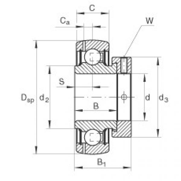 GRAE20-NPP-B Radial insert ball bearings #1 image