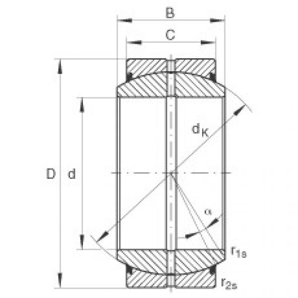 GE20-DO-2RS Radial spherical plain bearings #1 image