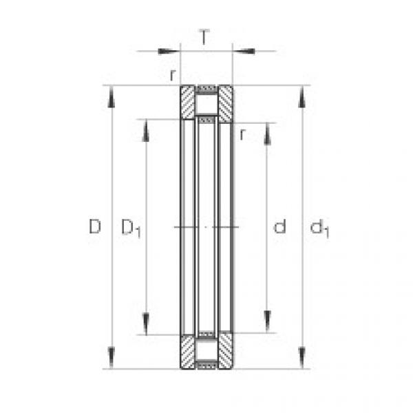 81104-TV Axial cylindrical roller bearings #1 image