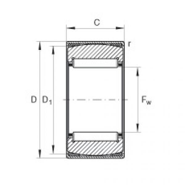 RPNA18/32 Aligning needle roller bearings #1 image