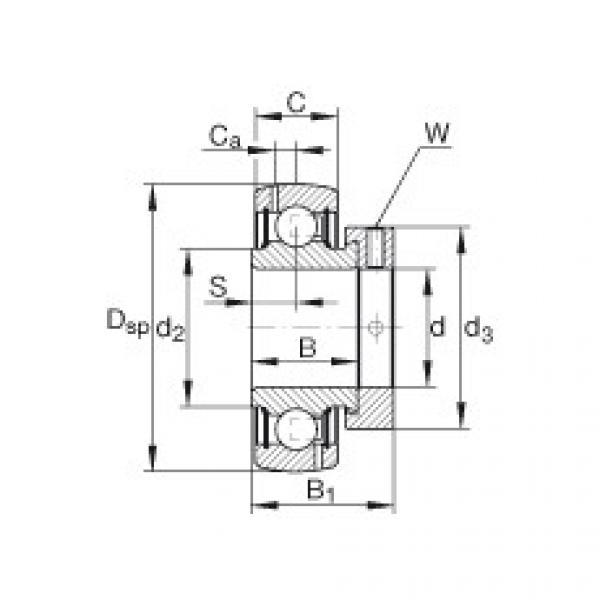 GRA012-NPP-B-AS2/V Radial insert ball bearings #1 image