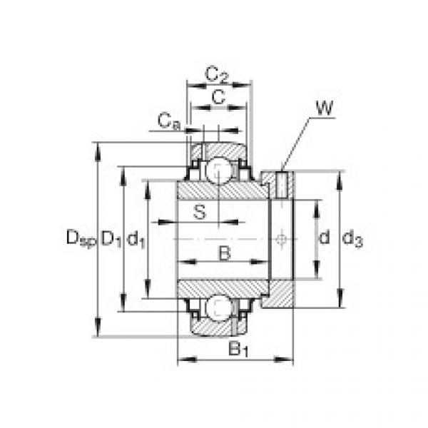 G1012-KRR-B-AS2/V Radial insert ball bearings #1 image