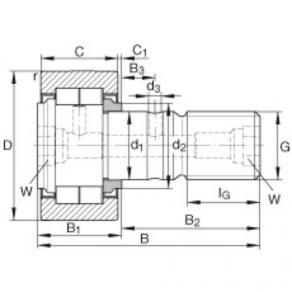 NUKR47 Stud type track rollers #1 image