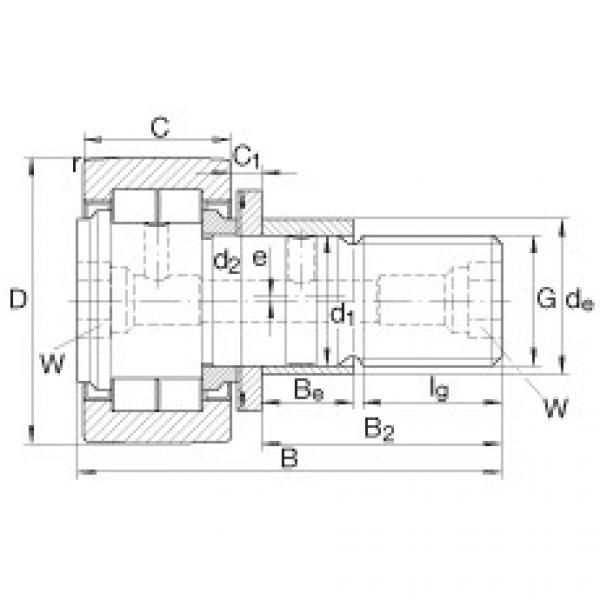 NUKRE35 Stud type track rollers #1 image