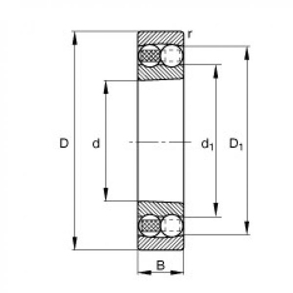 1204-K-TVH-C3 Self-aligning ball bearings #1 image