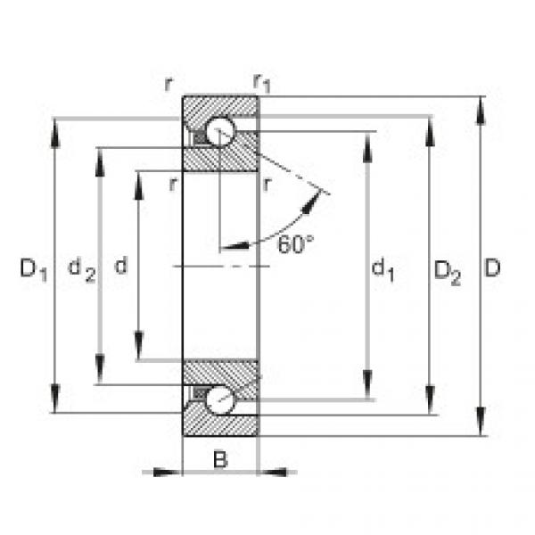 BSB2047-SU Axial angular contact ball bearings #1 image