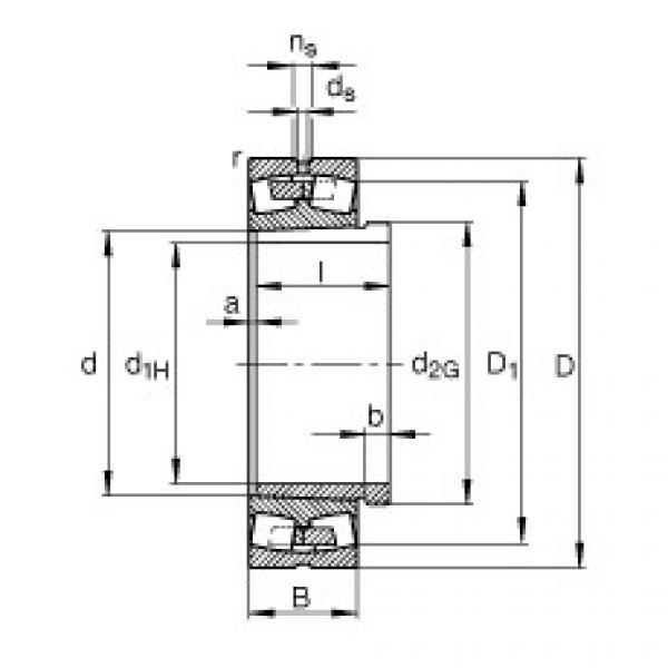 22260-K-MB + AH2260G Spherical roller bearings #1 image