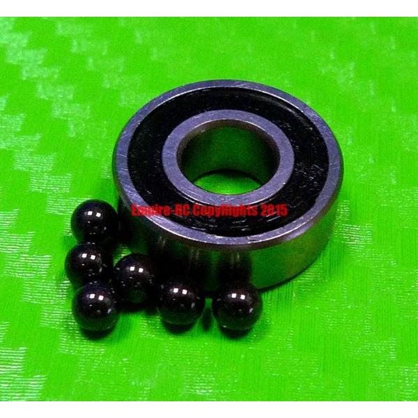 [QTY 1] (10x19x5 mm) S6800-2RS Stainless HYBRID CERAMIC Ball Bearings BLK 6800RS #1 image