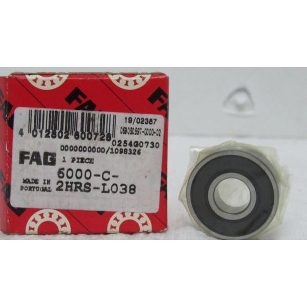 FAG 6000-C-2HRS-L038 SINGLE ROW BEARING #1 image