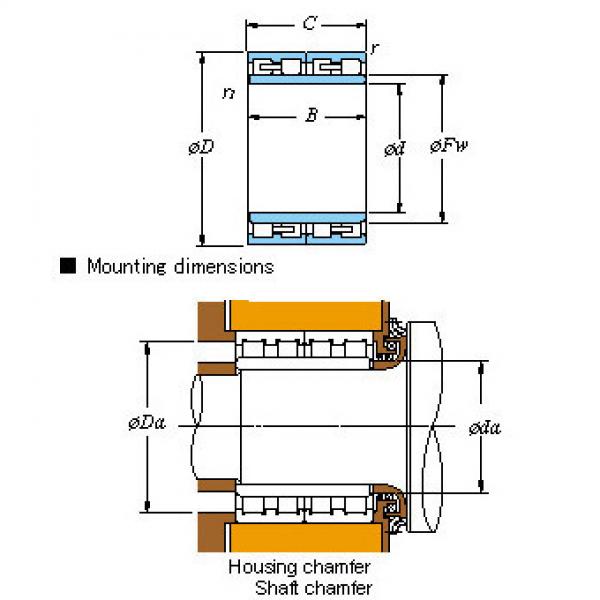 23FC1690 Rolling mill roll neck bearings #1 image