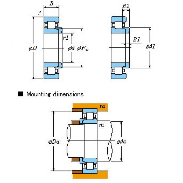 NF416 Cylindrical roller bearings #1 image