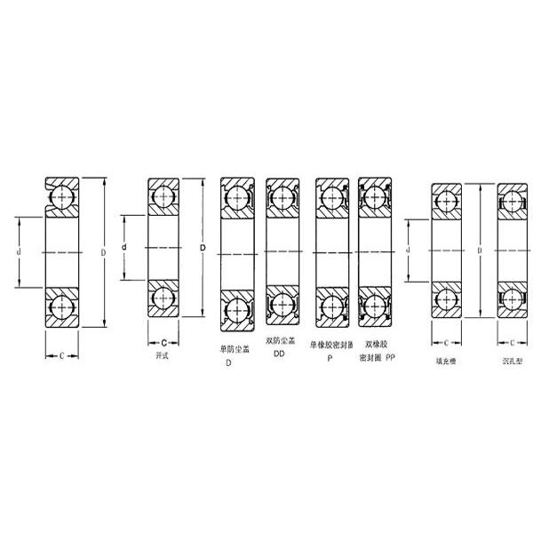 XLS44K bearing Deep Groove Ball Bearings #1 image