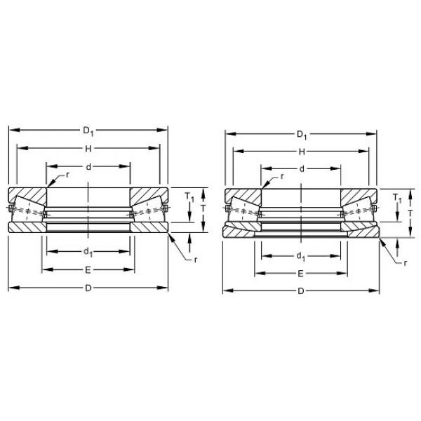 W-3217-B bearing Thrust Tapered Roller Bearings #1 image